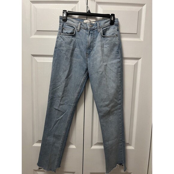 Reformation Step Hem Size 25 Light wash Blue Jeans - Picture 4 of 10